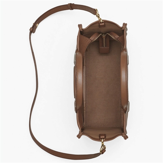 Marc Jacobs The Leather Medium Tote Bag, Argan Oil 